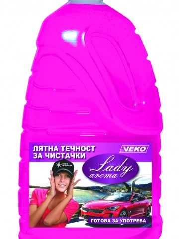 Лятна течност за чистачки Lady Aroma - готова за употреба-3L