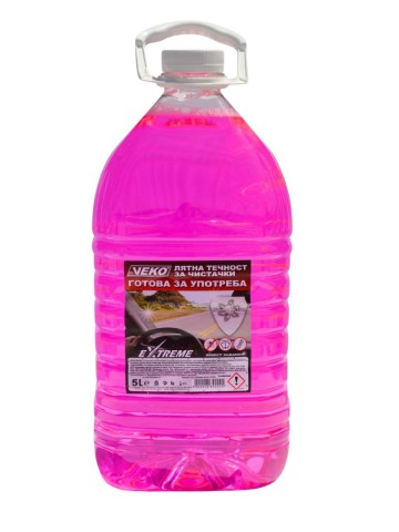 Лятна течност за чистачки NANO ACTIVE - готова за употреба 5L