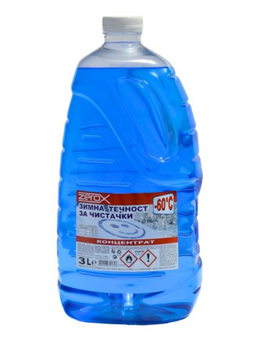 Зимна течност за чистачки Zerox концентрат -60°С 3L