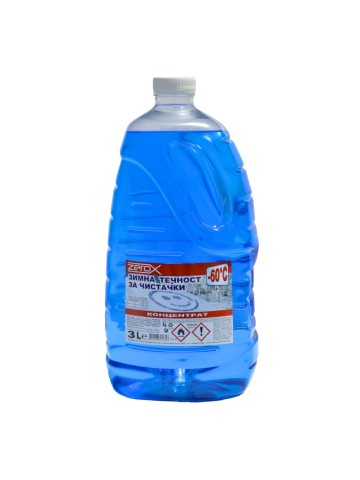 Зимна течност за чистачки Zerox концентрат -60°С 3L Зимна течност за чистачки Zerox концентрат -60°С 3L