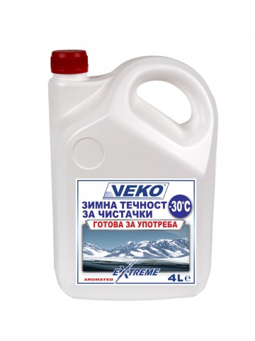 Зимна течност за чистачки VEKO готова за употреба до -30°C 4L Зимна течност за чистачки VEKO готова за употреба до -30°C 4L