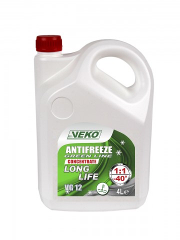 VEKO АНТИФРИЗ Green Line LONG LIFE Concentrate VG12 4L VEKO АНТИФРИЗ Green Line LONG LIFE Concentrate VG12 4L