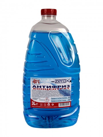 Антифриз ZEROX -60°C 3L Антифриз ZEROX -60°C 3L